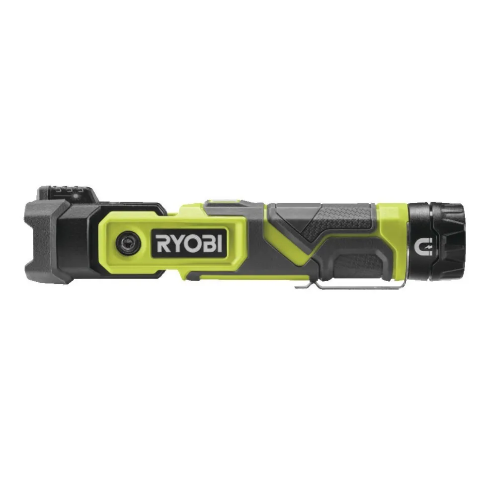 Pack tournevis électrique 4V RSDP4-120G + lampe torche RLP4-0 + batterie 4V 2,0Ah et 2 embouts de vissage RYOBI