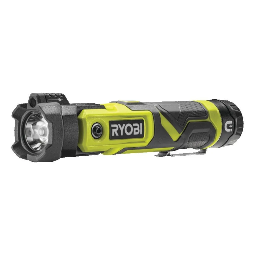 Pack tournevis électrique 4V RSDP4-120G + lampe torche RLP4-0 + batterie 4V 2,0Ah et 2 embouts de vissage RYOBI