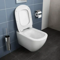 Pack WC suspendu avec bâti-support plaque de commande et cuvette - Tesi IDEAL STANDARD