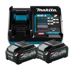 Pack XGT® 2 batteries 40V max 4Ah et chargeur rapide - 191L77-9 MAKITA