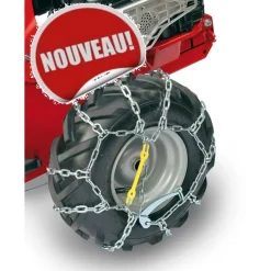Paire de chaines pour pneus avant - Minieffe 850 EUROSYSTEMS