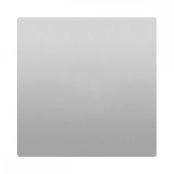 Paire de rosaces affleurantes carrées en inox satiné - série EZ180Q KARCHER DESIGN