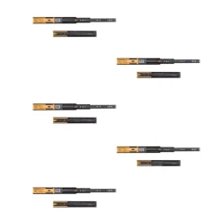 5 paires de coulisses à billes noires à sortie totale - 35 kg- hauteur 45 mm EMUCA