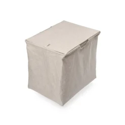 Panier de rangement en tissu et acier pour armoire et dressing Quartz EMUCA