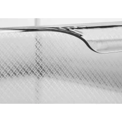 Panier de rangement transparent pour barres de support coulissantes AMBOS