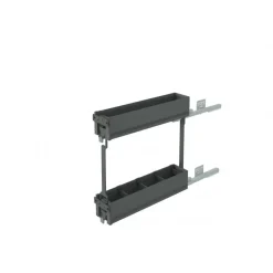 Panier extractible bouteilles épices - meuble bas - 2 niveaux - 7104 K INOXA