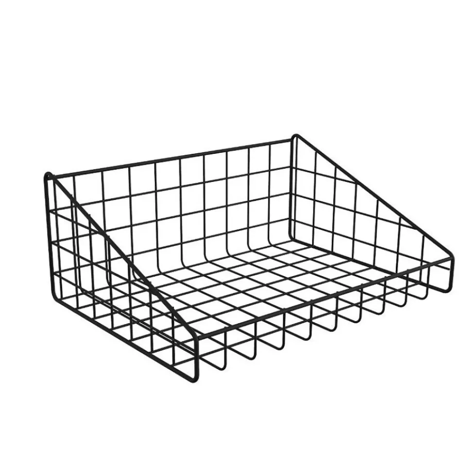 Panier grille noire - maille 40 mm - pour système d'agencement RAP BOHNACKER