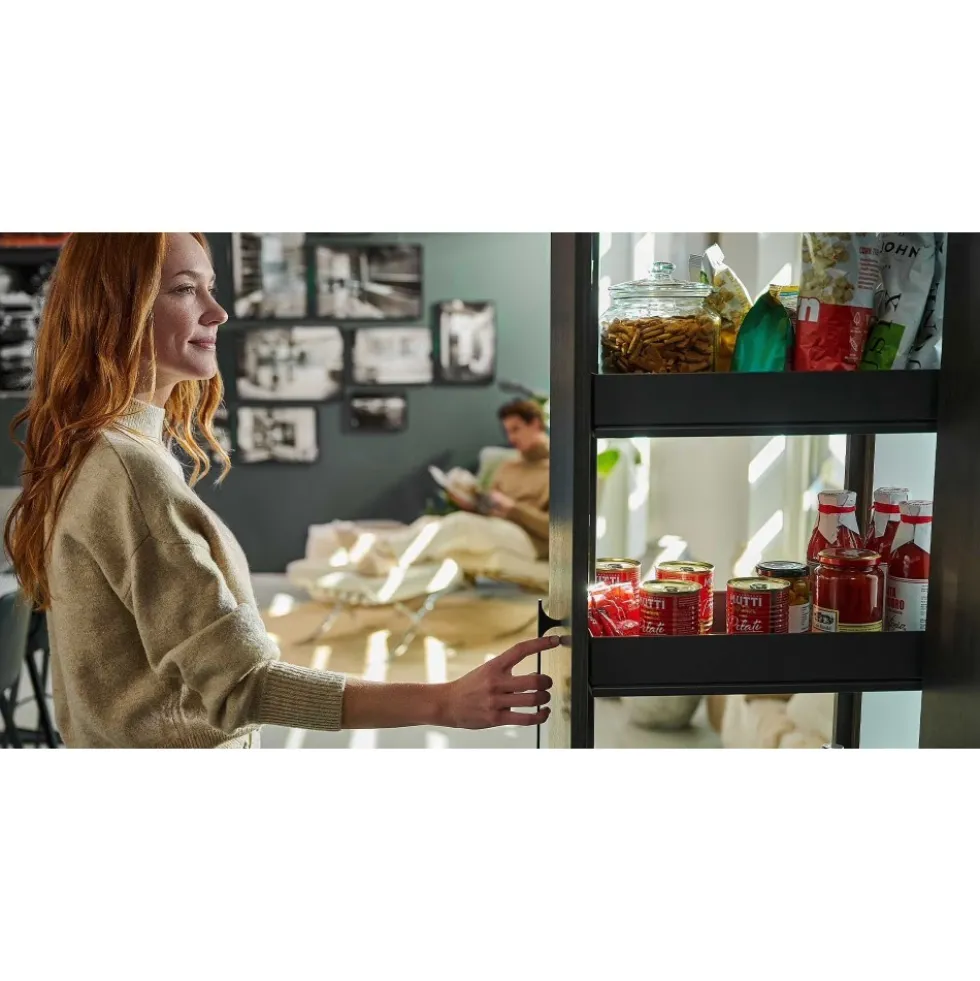 2 paniers Arena Pure pour colonne de cuisine Dispensa 150 - anthracite KESSEBÖHMER