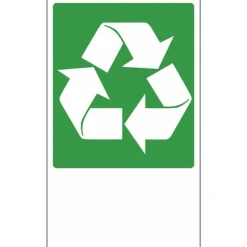 Panneau de recyclage des déchets - 330 x 200 mm NOVAP
