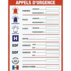 Panneau rectangle rigide de consignes de sécurités NOVAP