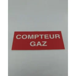 Panneau réglementaire - compteur gaz BRICOZOR