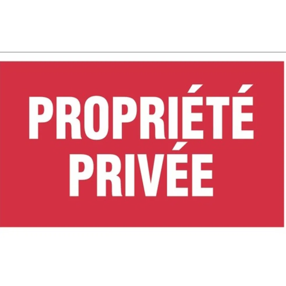 Panneau rigide d'interdiction - rouge - 330 x 200 mm NOVAP