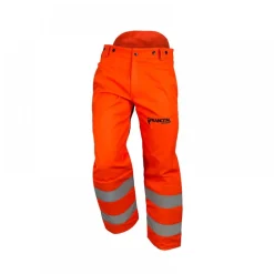 Pantalon de débroussaillage haute visibilité RIGA EN20471 orange fluo FRANCITAL