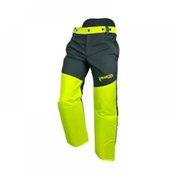 Pantalon de débroussaillage noir et jaune fluo LURE FRANCITAL