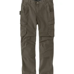 Pantalon de travail en ripstop stretch Steel Rugged Relaxed Cargo kaki CARHARTT