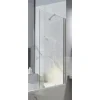 Pare-bain fixe 140x85 cm - profilé chromé - Brive JACOB DELAFON