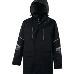 Parka de pluie imperméable GRAFIZ coupe-vent et respirante - noir DELTA PLUS