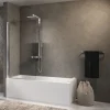 Paroi de baignoire - écran pivotant - Aurora 1 NOVELLINI