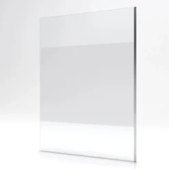 Paroi de douche fixe chromée Parma 2 - verre dépoli AURLANE