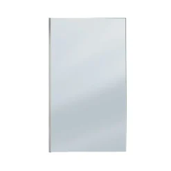 Paroi de douche fixe chromée Parma 2 - verre fumé AURLANE