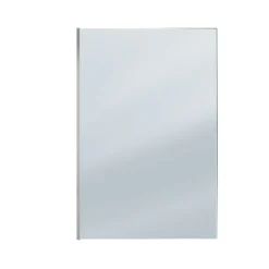 Paroi de douche fixe chromée Parma 2 - verre fumé AURLANE