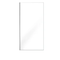 Paroi de douche fixe chromée Parma 2 - verre transparent AURLANE