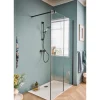 Paroi de douche à l'italienne 100 cm - noir mat - Serenity JACOB DELAFON