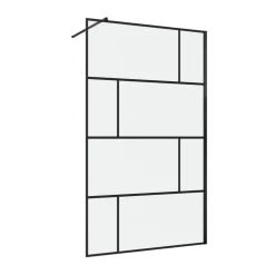 Paroi de douche à l'italienne - style brique - 120 cm - Bricks 120 AURLANE