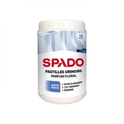 Pastilles désodorisantes pour urinoirs 2 en 1 - parfum floral SPADO