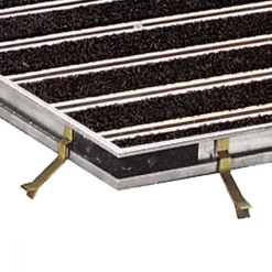 Pattes à sceller pour cadre de paillasson tapis-brosse DINAC