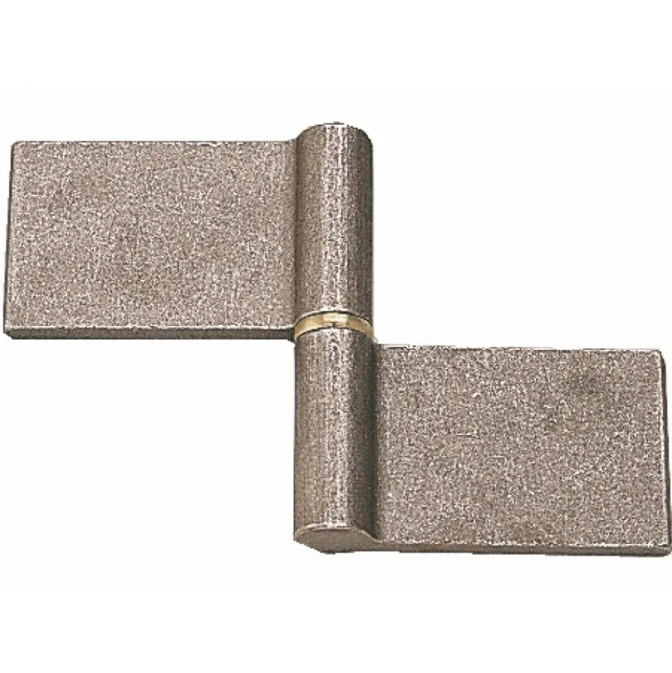 Paumelle de grille à souder - à noeuds plats - lames déportées - GLL FAURE