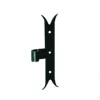 Paumelle en té - acier phorétique noir - queue de carpe - 250 mm TORBEL