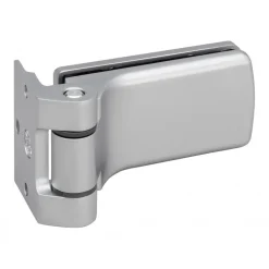 Paumelle et fiche pour porte verre - pour cloison aluminium ASSA ABLOY