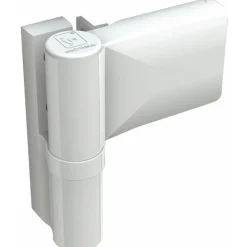 Paumelle pour menuiserie PVC - 120 kg - Blanc RAL 9016 - KT-N 6R HAHN