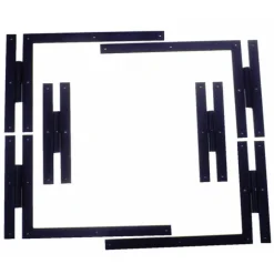 Paumelles équerres - ferrage à plat - Garniture complète TORBEL