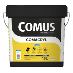 Peinture de finition mat - blanc - Comacryl Acrylic'mat COMUS
