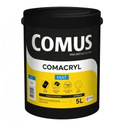 Peinture de finition mat - blanc - Comacryl Acrylic'mat COMUS