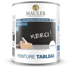 Peinture pour tableau à la craie - noir mat - 1 litre Mauler