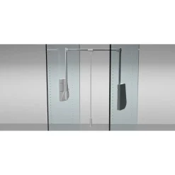 Penderie escamotable aluminium LIFT 750 - design compact - charge 15 kg AMBOS