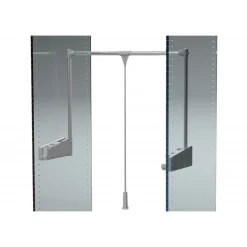 Penderie escamotable aluminium LIFT 300 - charge 10 kg AMBOS