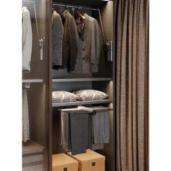 Penderie escamotable double 20 kg - SUPERLIFT - noir AMBOS