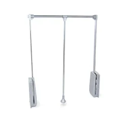 Penderie escamotable Hang chromée - charge 12 kg EMUCA