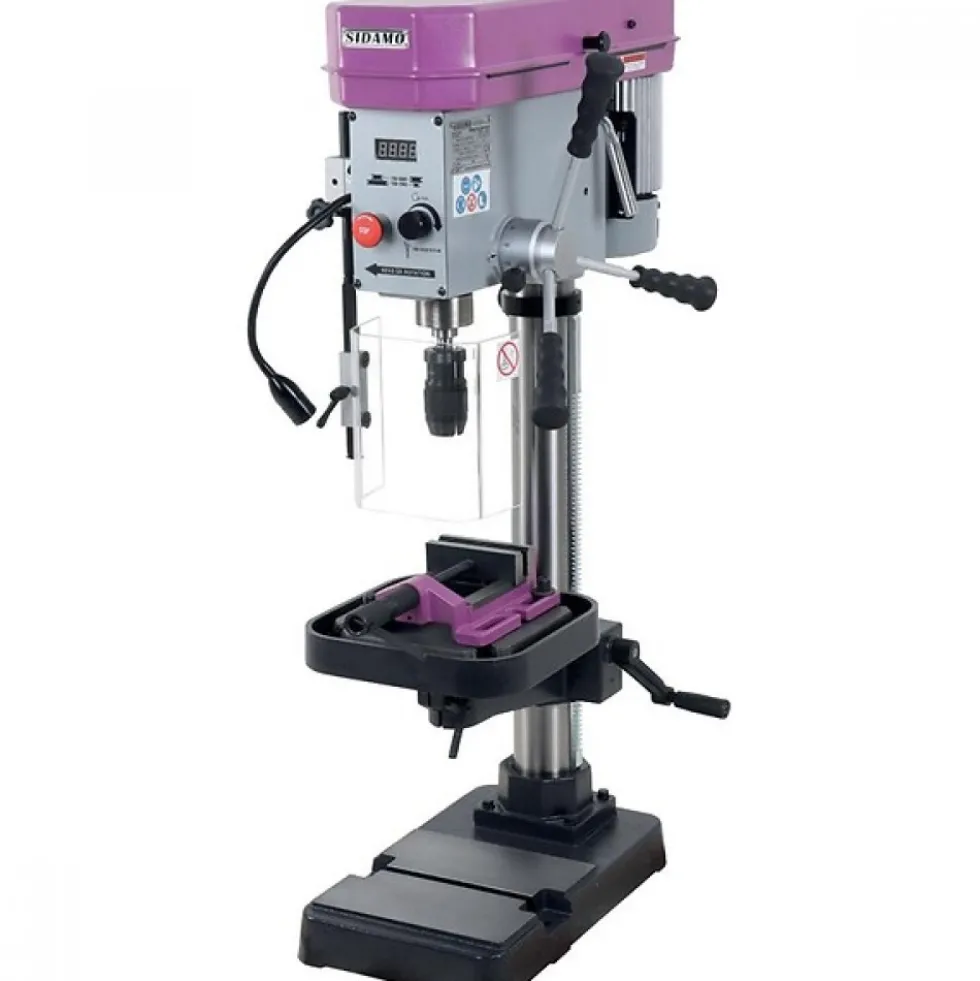 Perceuse d'établi à colonne Pro 22 PEV - 230V + étau de perçage Pro BSF120 SIDAMO