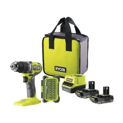 Perceuse à percussion Brushless 18V ONE+™ + 2x2Ah + 31 accessoires - RPD18BL1-2C20SA31 RYOBI