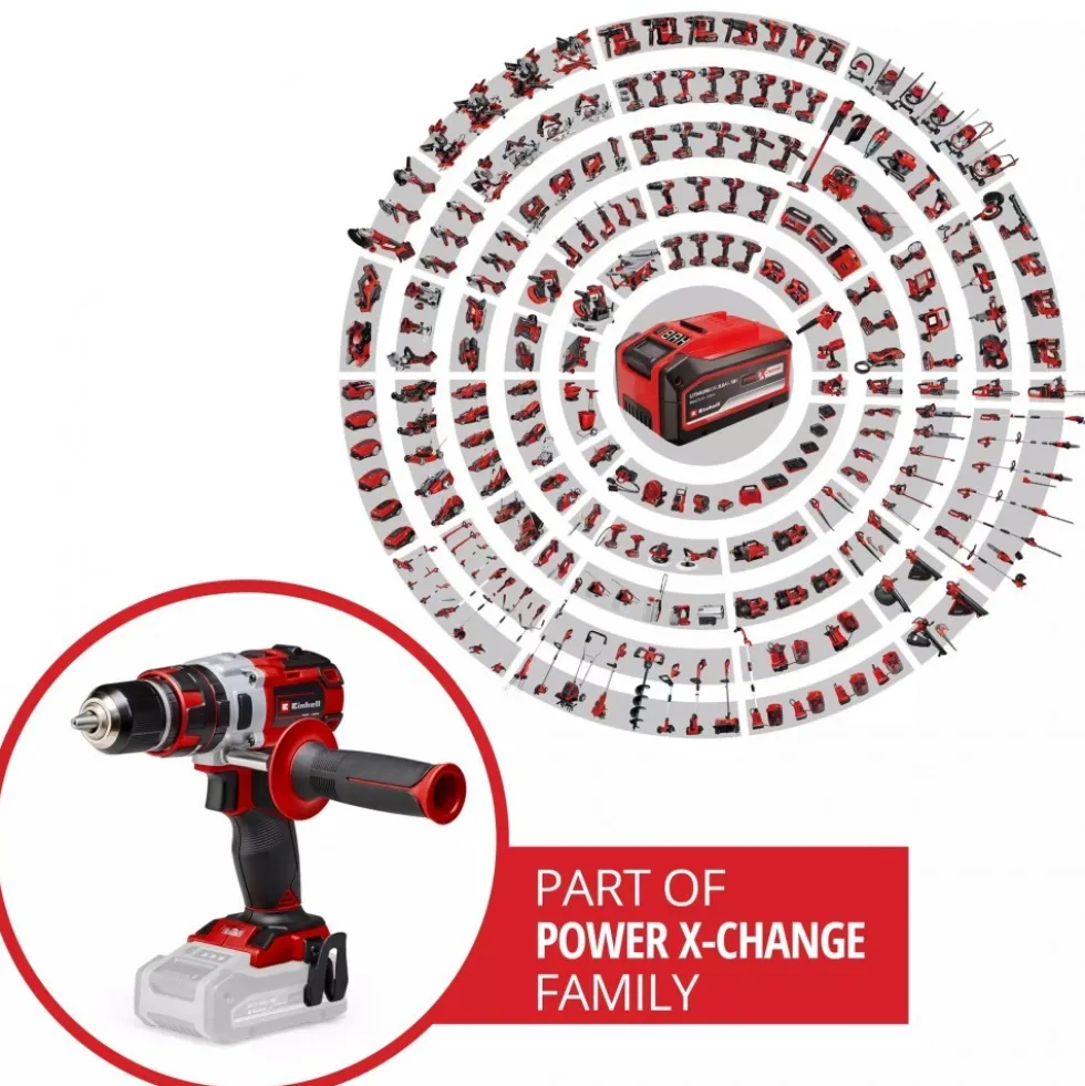 Perceuse à percussion sans fil pro - TP-CD 18 Li-i Brushless-Solo - Power X-Change EINHELL PROFESSIONAL