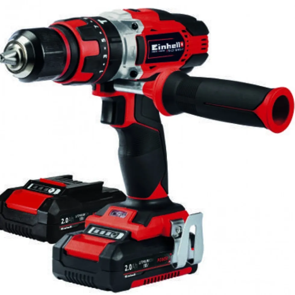 Perceuse à percussion - TE-CD 18/48 Li-i - 2 batteries - Power X Change EINHELL