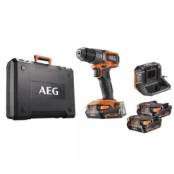Perceuse à percussion 18V + 2 batteries 4Ah et 17 accessoires - BSB18SBL2-402C LK1 AEG Powertools