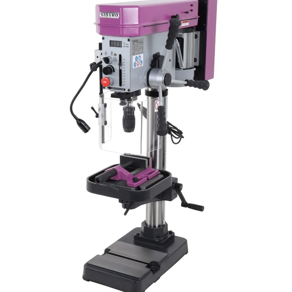 Perceuse taraudeuse d'établi à variateur PRO 22 PEVT - 1200W 230V Mono SIDAMO