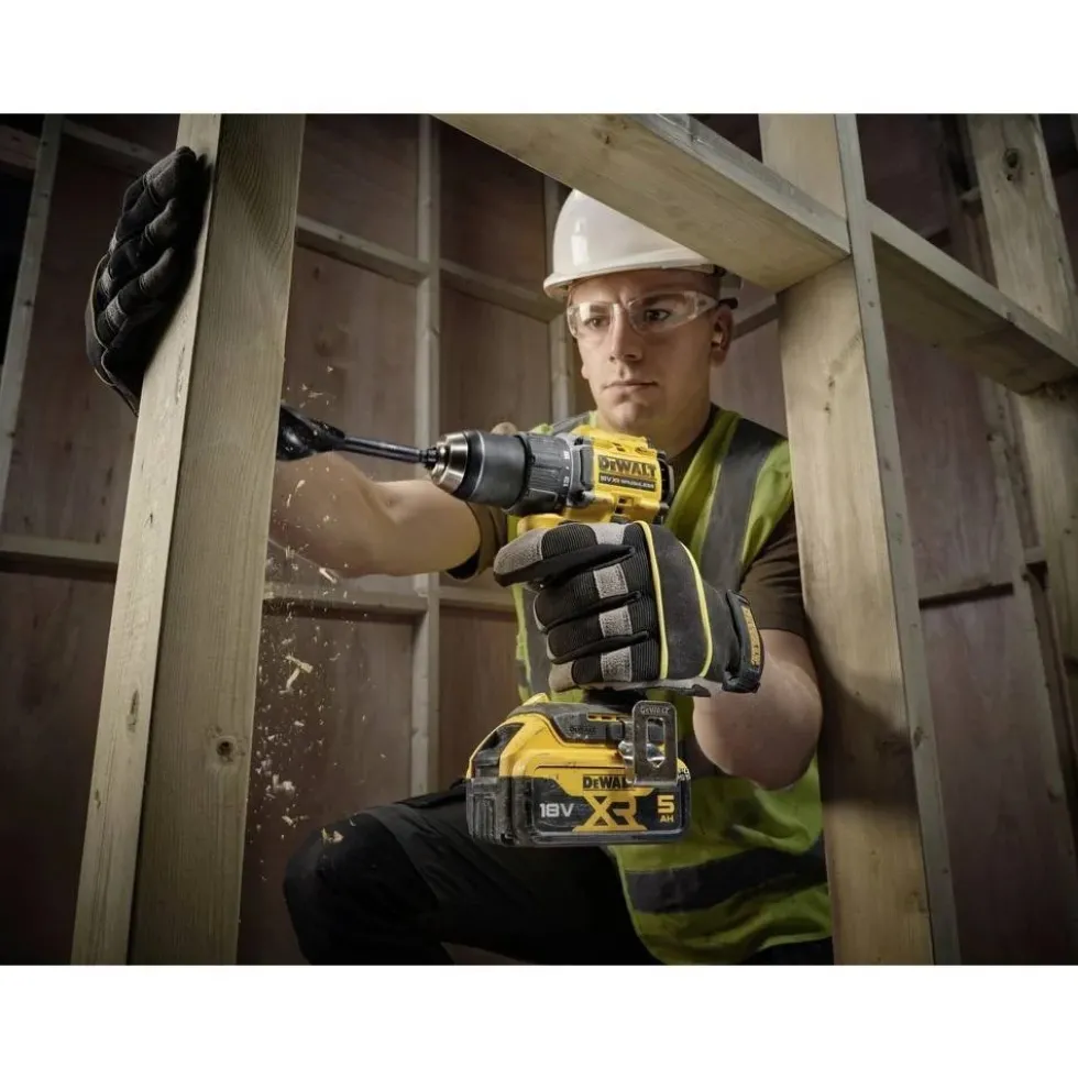 Perceuse visseuse compacte XR 18V Brushless 2x5Ah- DCD794P2T-QW DEWALT