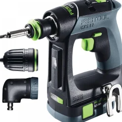 Perceuse visseuse CXS 12 2,5-2x2,5ah + Chargeur + Coffret Systainer Sys3 Df M FESTOOL